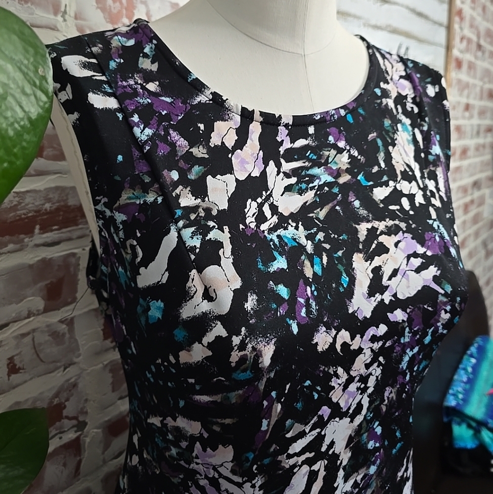 Mossimo womens dress multi color sz medium sleeveless - Picture 4 of 6